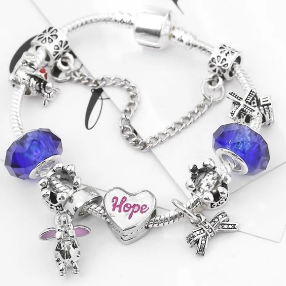 Dumbo, Tigger and Hope Girls Charm Bracelet. - Picture 2 of 3